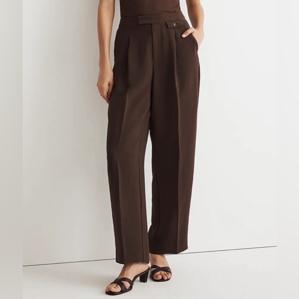 NEW Madewell The Rosedale High-Rise Straight Pant in Crepe!!!